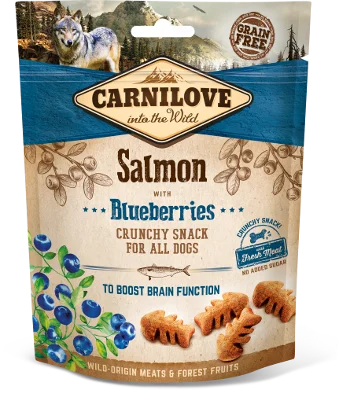 Carnilove Crunchy dog Snack Salmon with Blueberry, 200g