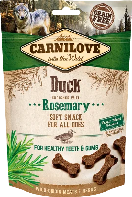 Carnilove Dog Soft Snack Duck with Rosemary 200g