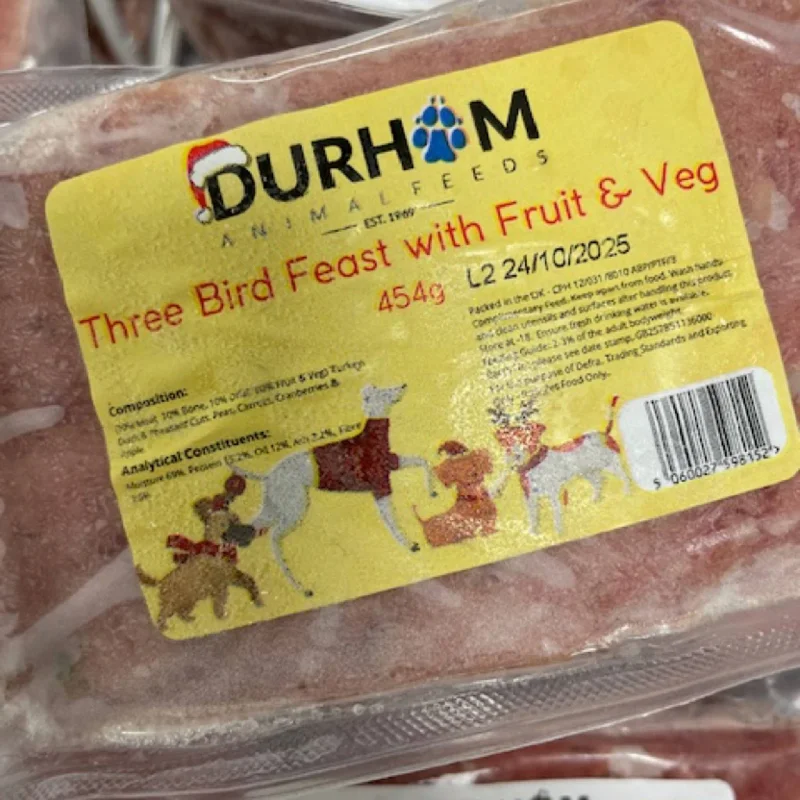 Durham Animal Feeds Christmas Three Bird Roast