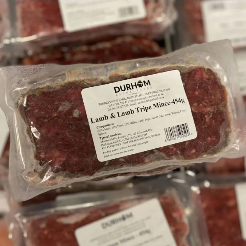 Durham Animal Feeds Lamb & Lamb Tripe Complete Mince