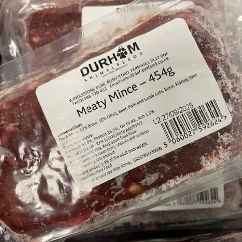 Durham Animal Feeds Meaty Mince Complete Mince