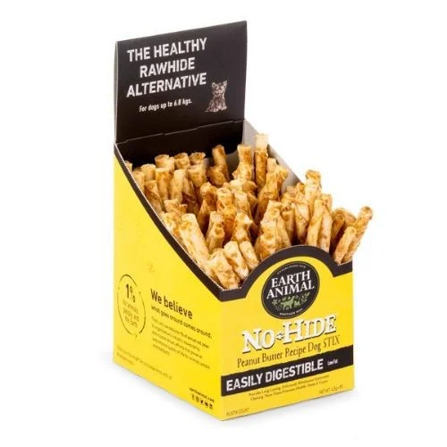 Earth Animal No-Hide ® Peanut Butter Dog Stix Single