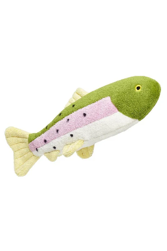 Fluff and Tuff Burt The Lake Trout Dog Toy