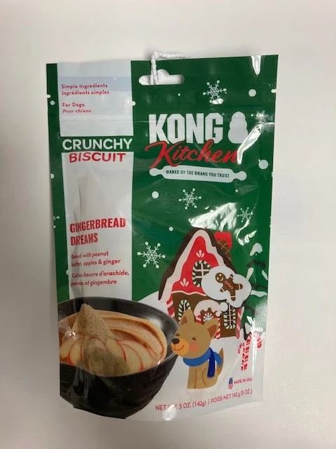 Kong Kitchen Crunchy Biscuit Gingerbread Dreams Cookies