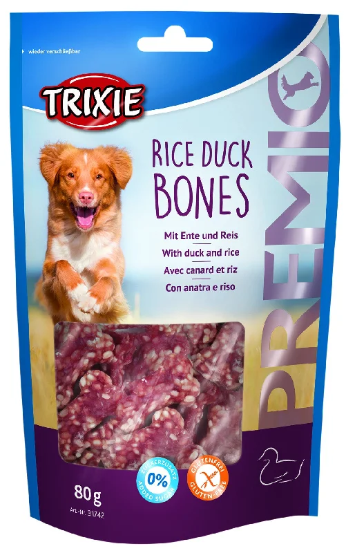 PREMIO Rice Duck Bones, 80 g