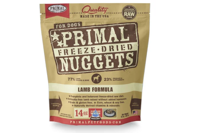 Primal Freeze-Dried Lamb Nuggets