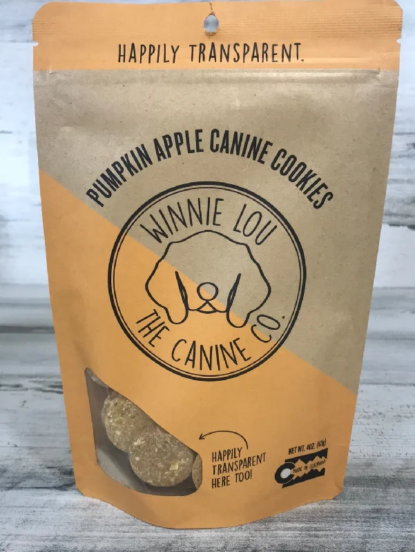 Winnie Lou Pumpkin Apple Canine Cookies 4oz