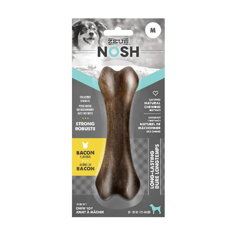 Zeus Nosh Strong Chew Bone - Bacon Flavor