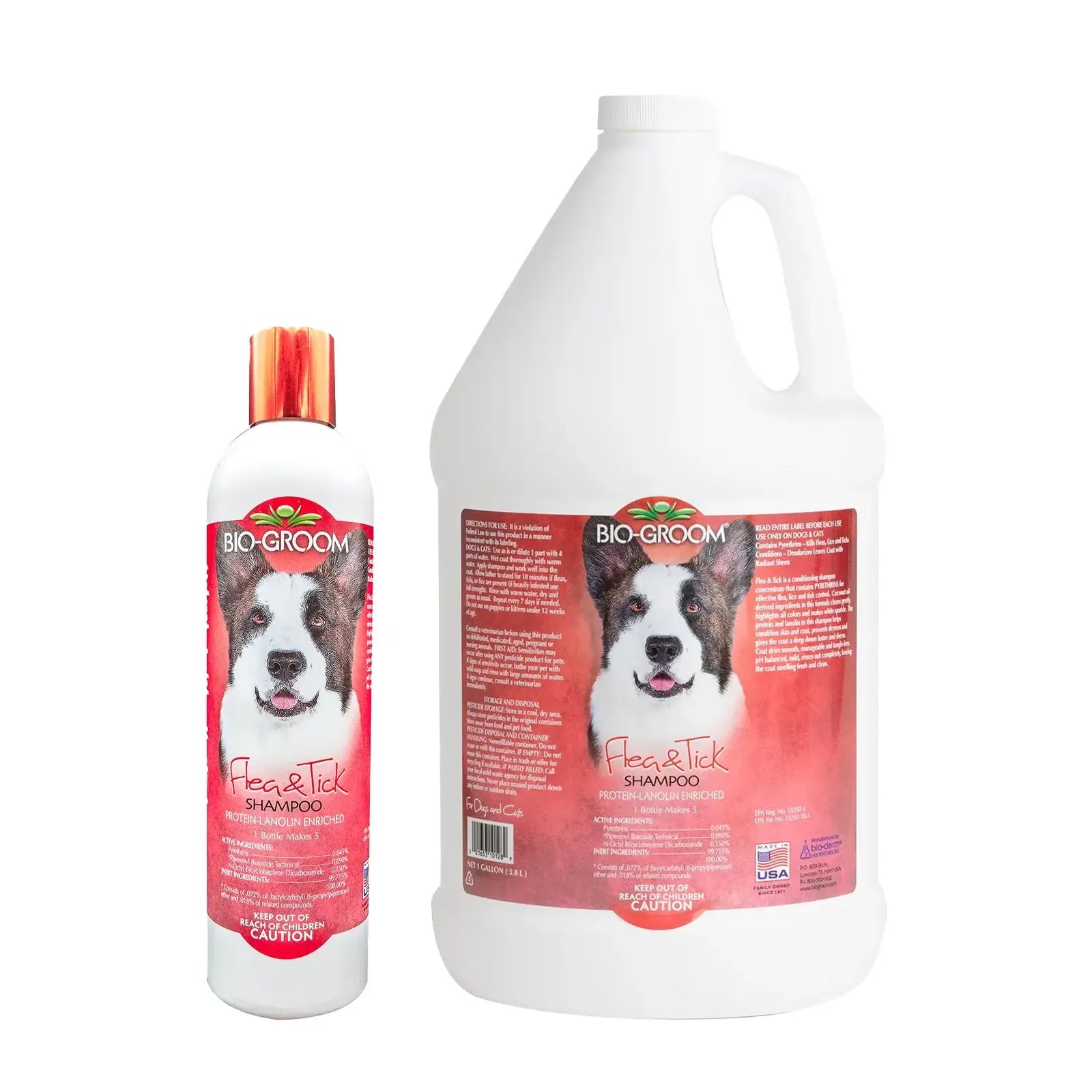 Bio-Groom - Flea & Tick Protein-Lanolin Enriched Shampoo for Dogs