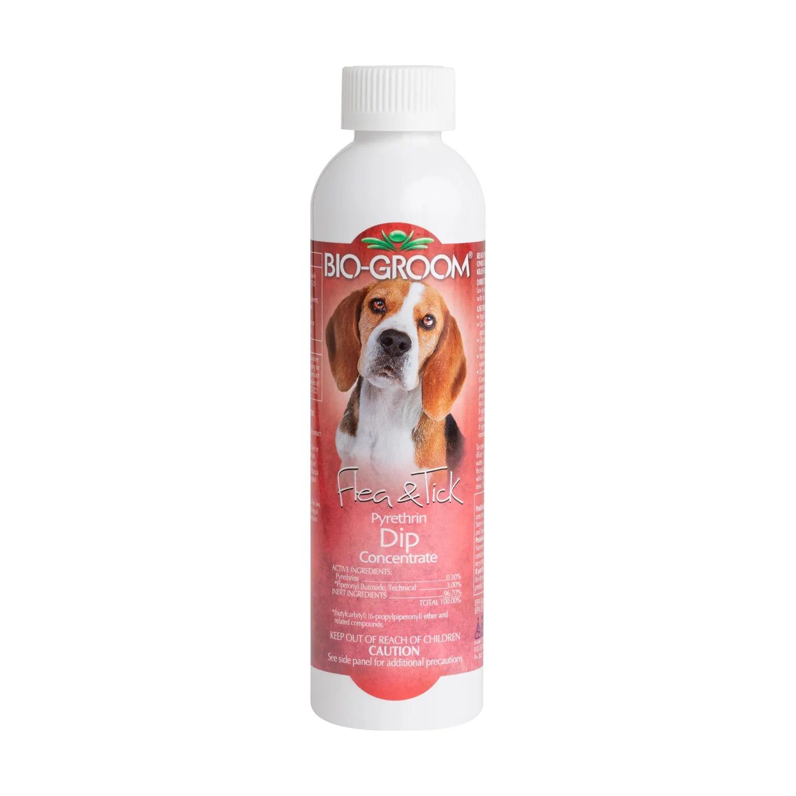 Bio-Groom - Flea & Tick Pyrethrin Dip Concentrate for Dogs & Cats 8oz