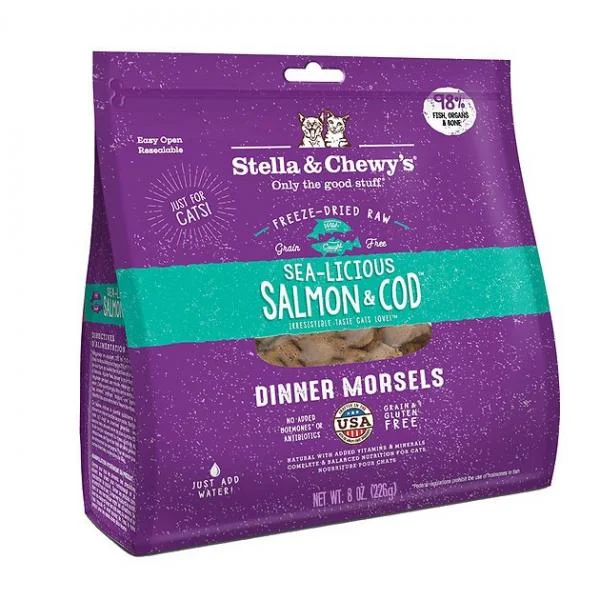 Stella & Chewy's Cat FD Sealicious Salmon & Cod 3.5 oz.