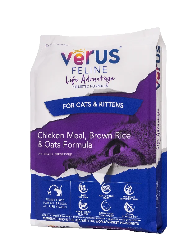 Verus Feline Life Advantage Chicken Meal & Brown Rice Formula Dry Cat Food