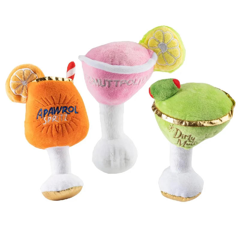 Cocktail Hour Dog Toy Bundle