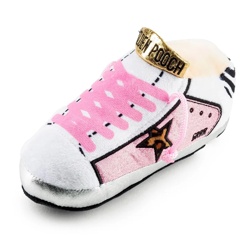 Golden Pooch Tennis Shoe Pink Dog Toy