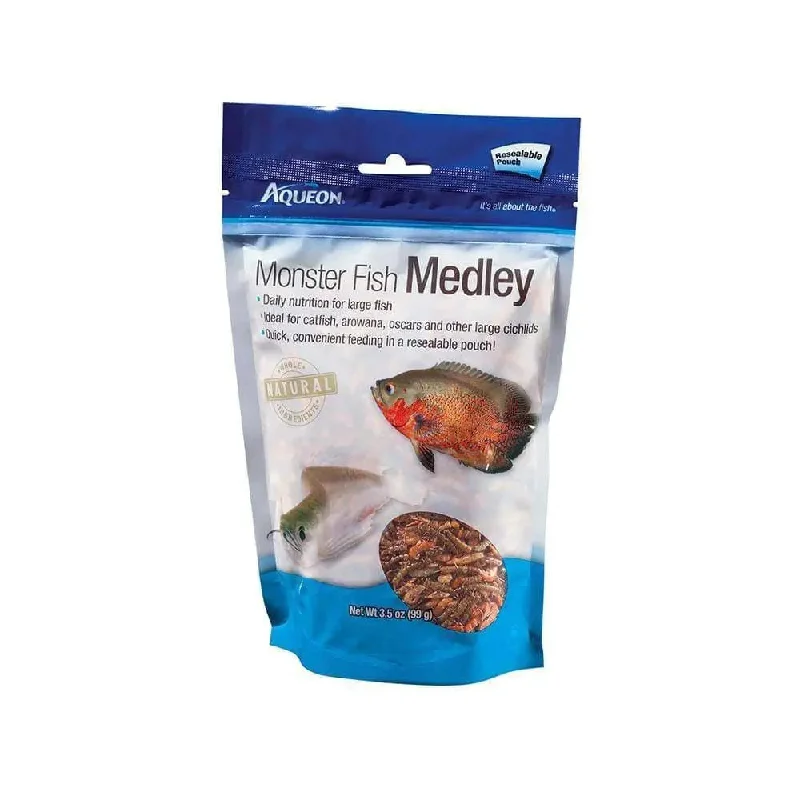 Aqueon® Dehydrated Monster Medley Fish Food 3.5 Oz