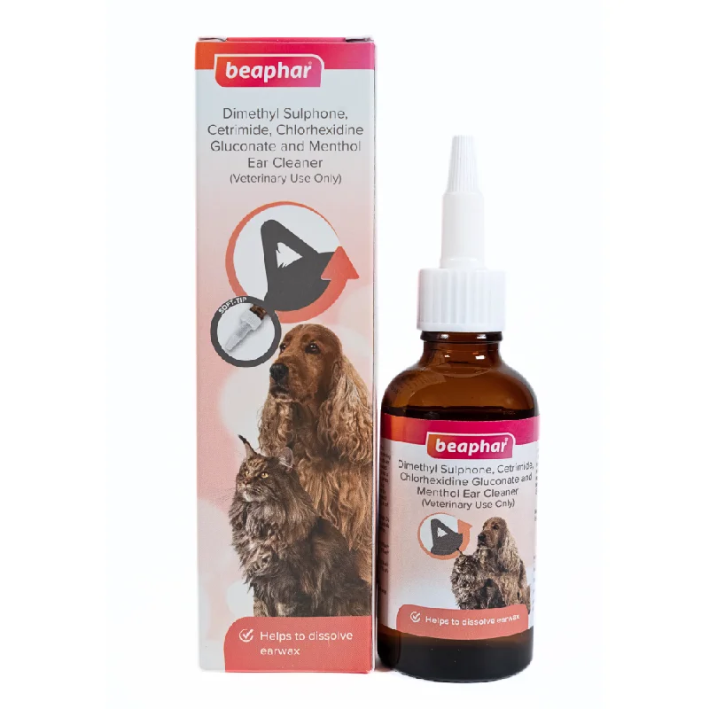 Beaphar Gluconate and Menthol Ear Cleaner for Dogs and Cats