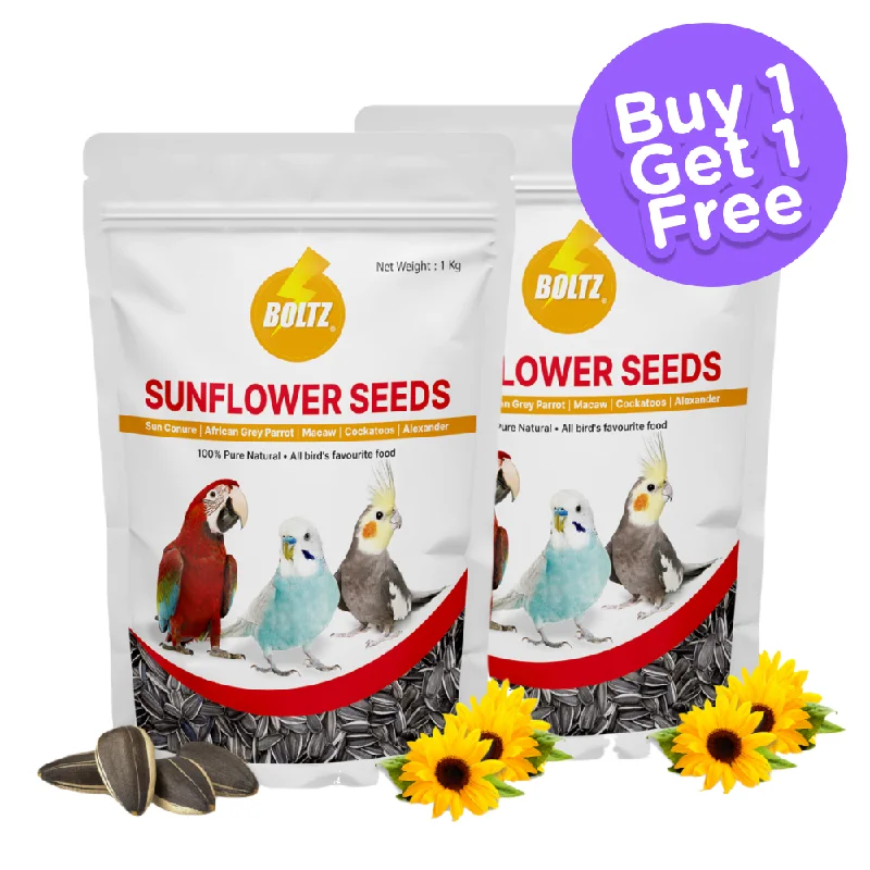 Boltz Striped Sunflower Seeds Bird Food (Limited Shelf Life) (Buy 1 Get 1)