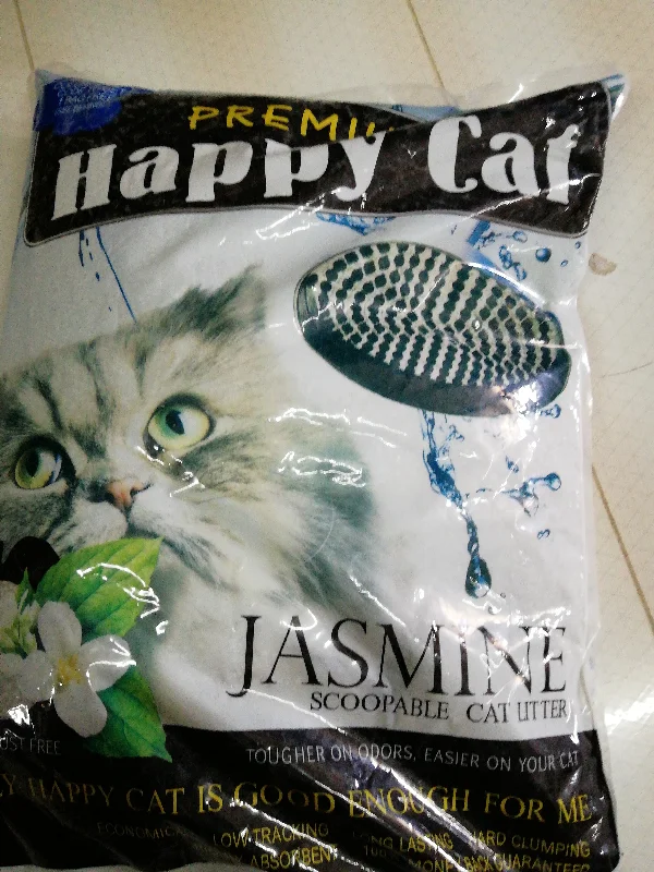 HAPPY CAT-Cat litter. Jasmine SCENTED 8KG BAG