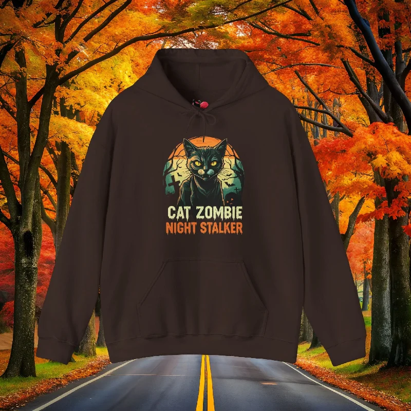 Cat ZOMBIE 👻 Spooky Season 🎃 Hoodie