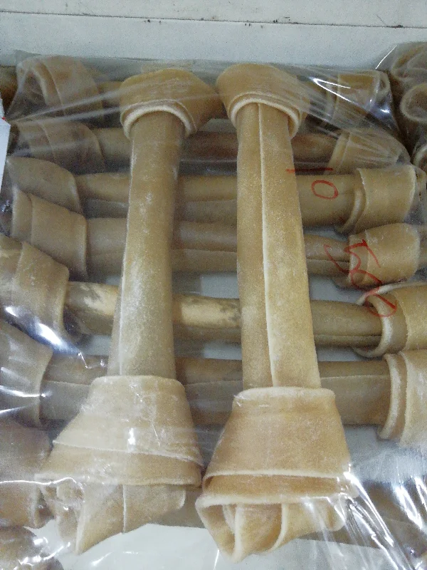 Dog chew knotted bone. 10pcs. 1410