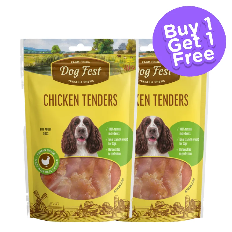 Dogfest Chicken Tenders Treats for Dogs (Limited Shelf Life) (Buy 1 Get 1)