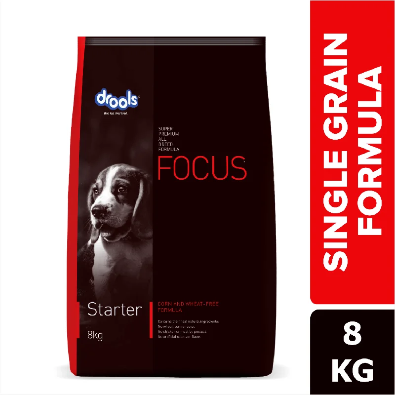 Drools Focus Super Premium Starter Dog Dry Food | Corn & Wheat Free Formula  (Limited Shelf Life)