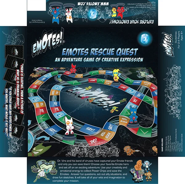 Emotes Rescue Quest Board Game