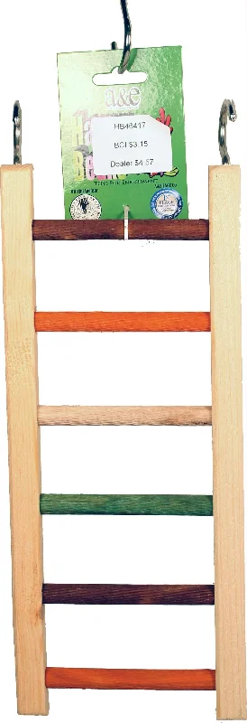 Happy Beaks Wooden Hanging Ladder