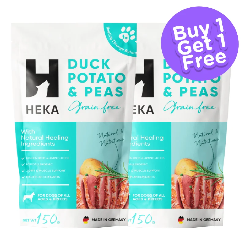 Heka Duck, Potatoes & Peas Dog Dry Food (Limited Shelf Life) (Buy 1 Get 1)