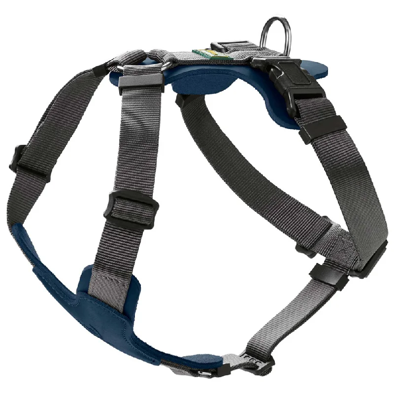 Hunter Aalborg Mixed Adjustable Harness for Dogs (Blue/Grey)