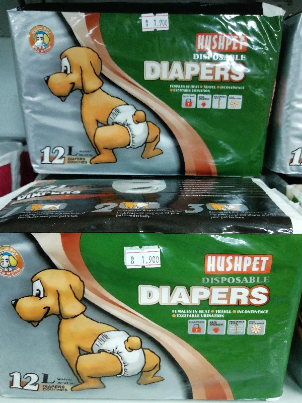 Huspet.Diapers .Large 1X12