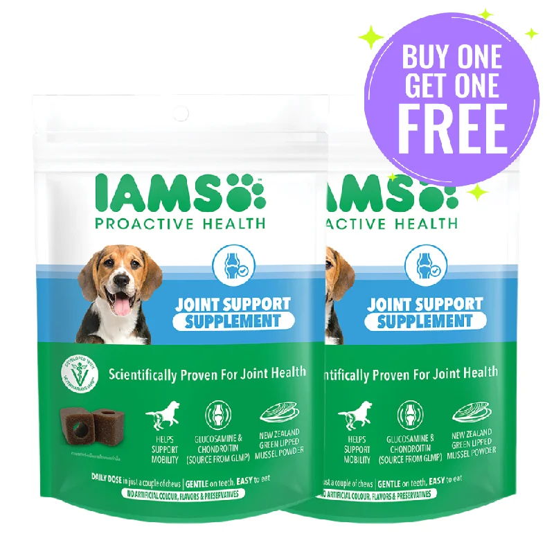 IAMS Proactive Health Dog Supplement For Joint Support (Limited Shelf Life) (Buy 1 Get 1)