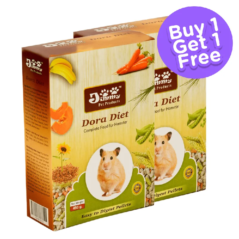 JiMMy Dora Diet Hamster Food (Limited Shelf Life) (Buy 1 Get 1)