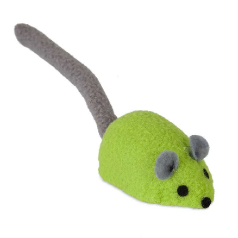 JW Zippy Mouse Toy for Cats (Green)