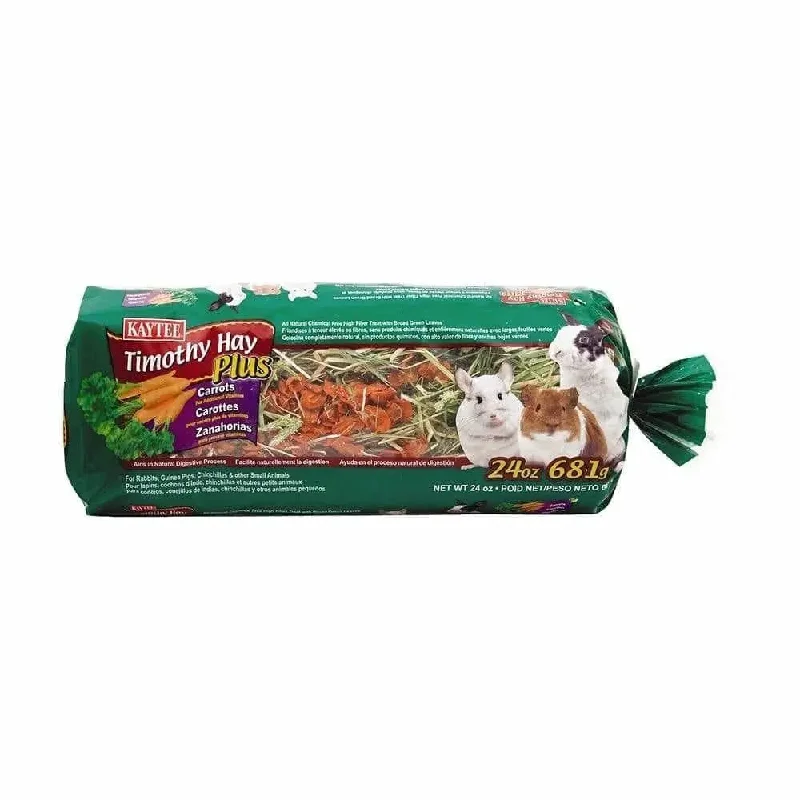 Kaytee® All Natural Timothy Hay Plus Carrots for Small Animal 24 Oz