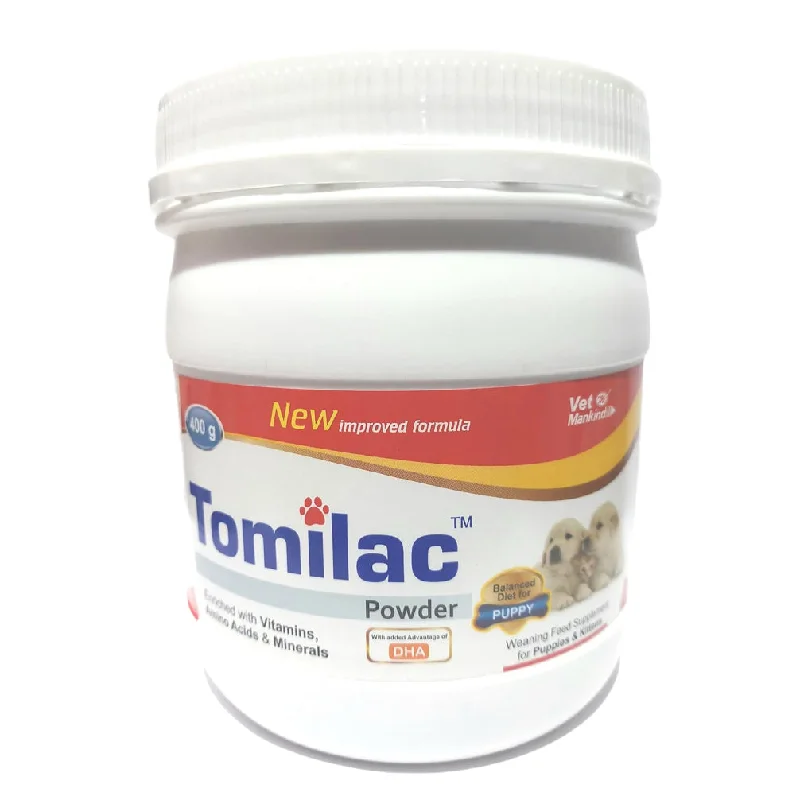 Mankind Tomilac Weaning Feed Supplement for Puppies and Kittens (400g)