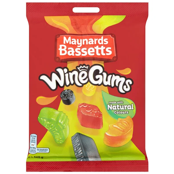 Maynard Bassetts Wine Gums Sweets Bag 130g