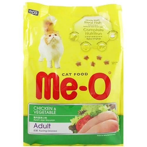 Me-o cat Dry food chicken & vegetable adult 1.2 kg