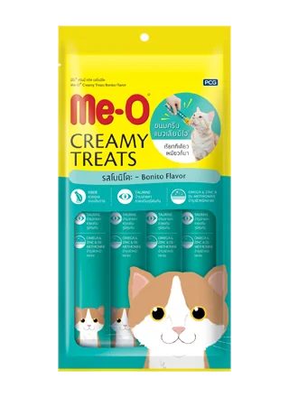 me-o creamy Treats bonito flavor 15 gx4