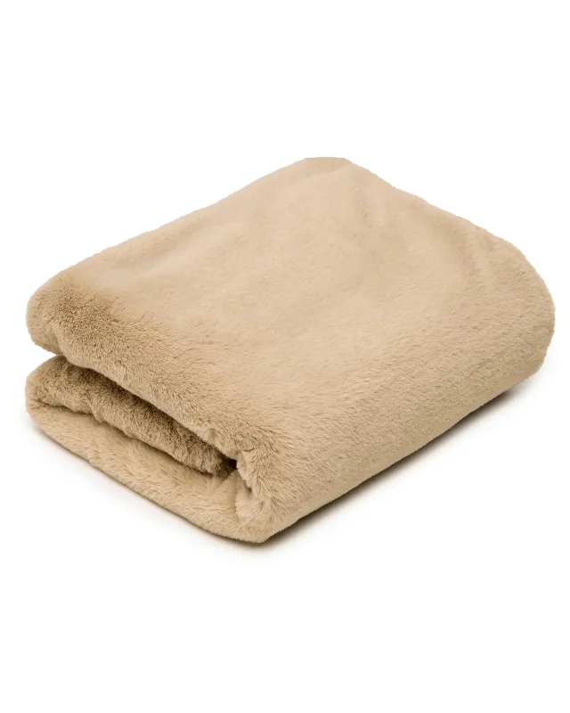 Mink Dog Blanket in Creme (FINAL SALE)