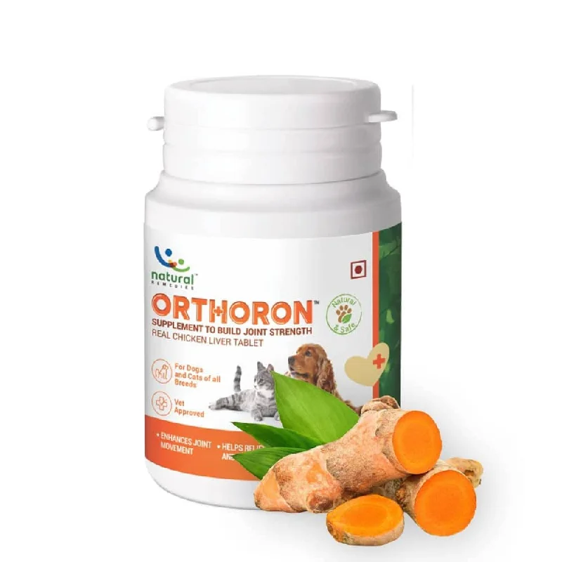 Natural Remedies Orthoron Joint Supplement Tablets for Dogs and Cats