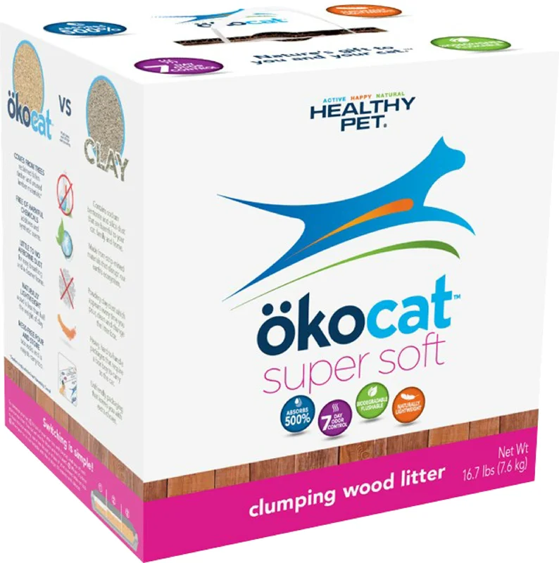 Okocat Super Soft Clumping Wood Litter