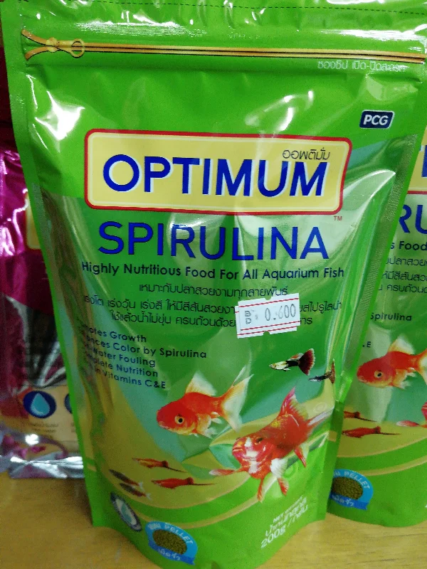 OPTIMUM. SPIRULINA Fish mini Pellet 200g