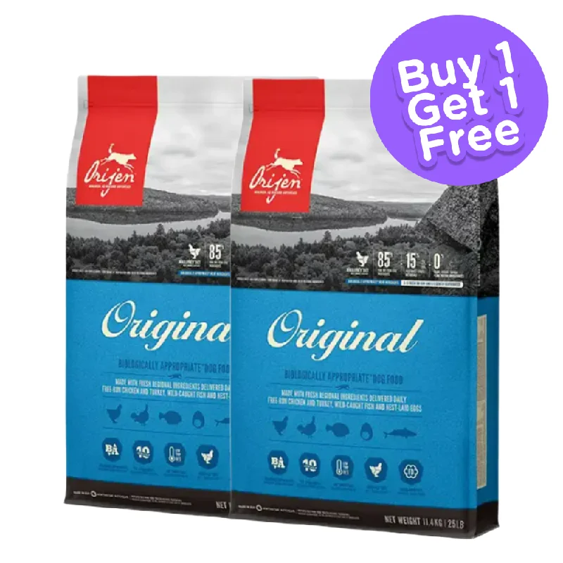 Orijen Original Dog Dry Food (All Breeds & Ages) (Limited Shelf Life) (Buy 1 Get 1)