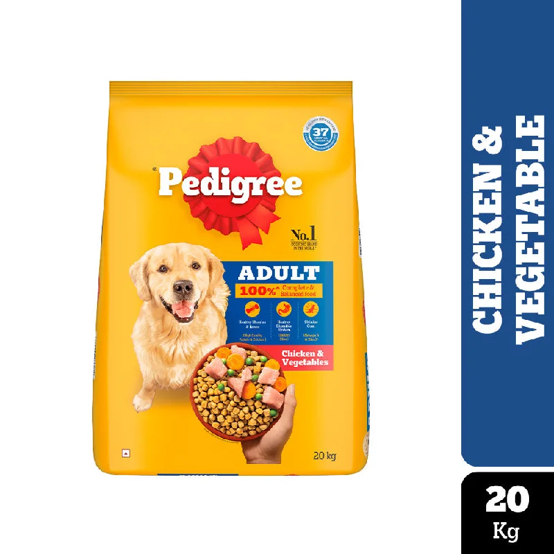 Pedigree Chicken and Vegetables Adult Dog Dry Food (Limited Shelf Life)