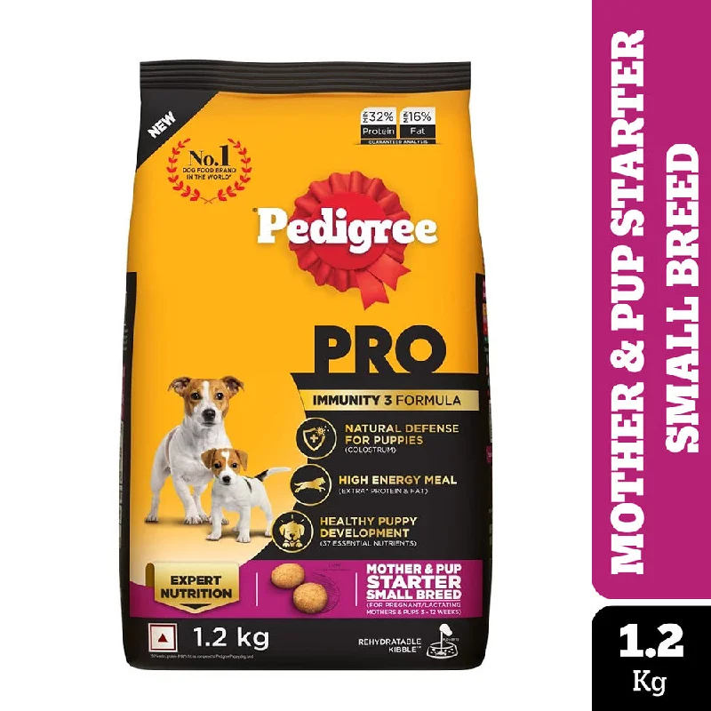 Pedigree PRO Expert Nutrition Lactating/Pregnant Mother & Puppy Starter (3 to 12 Weeks) Small Breed Dog Dry Food (Limited Shelf Life)