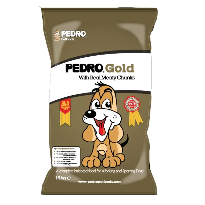 Pedro | Dry Working Dog Food | Gold with Meaty Chunks - 15kg