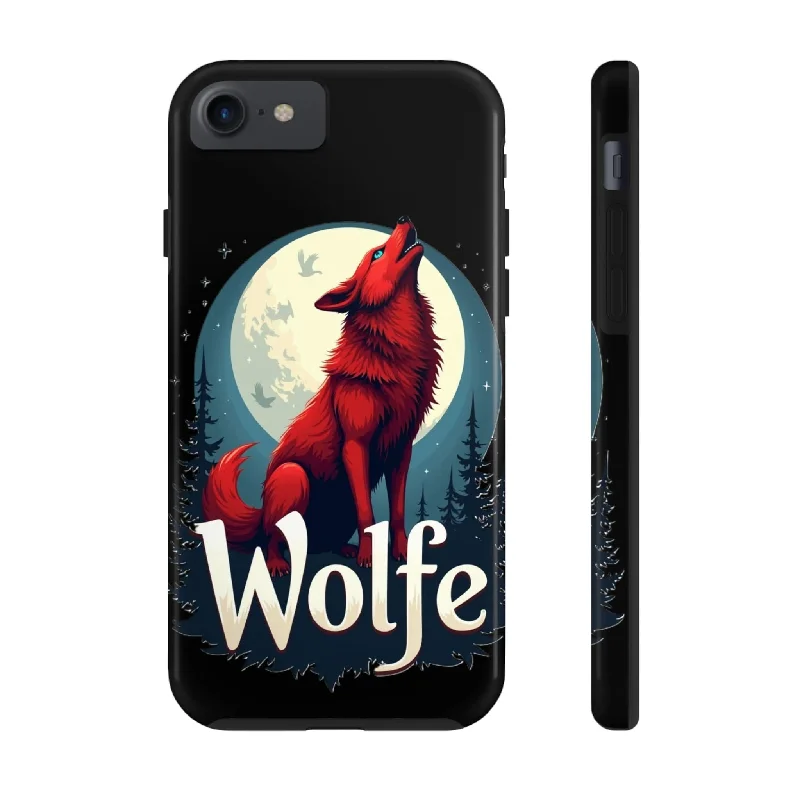 Red Wolf 🐺 Tough Phone Case