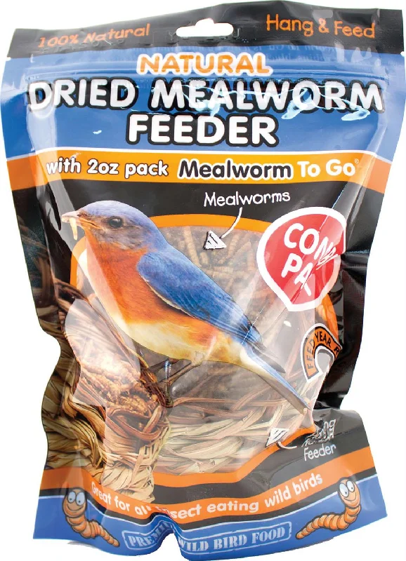 Reed Mealworm Feeder With 2oz Of Mealworms