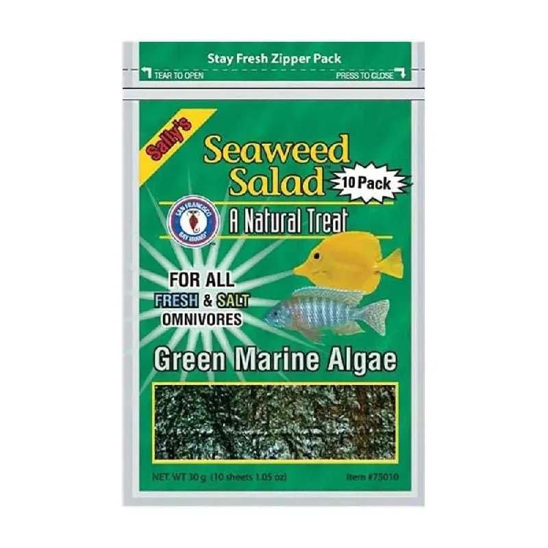 San Francisco Bay Brand® Seaweed Salad™ Green Marine Algae Fish Food 10 Count